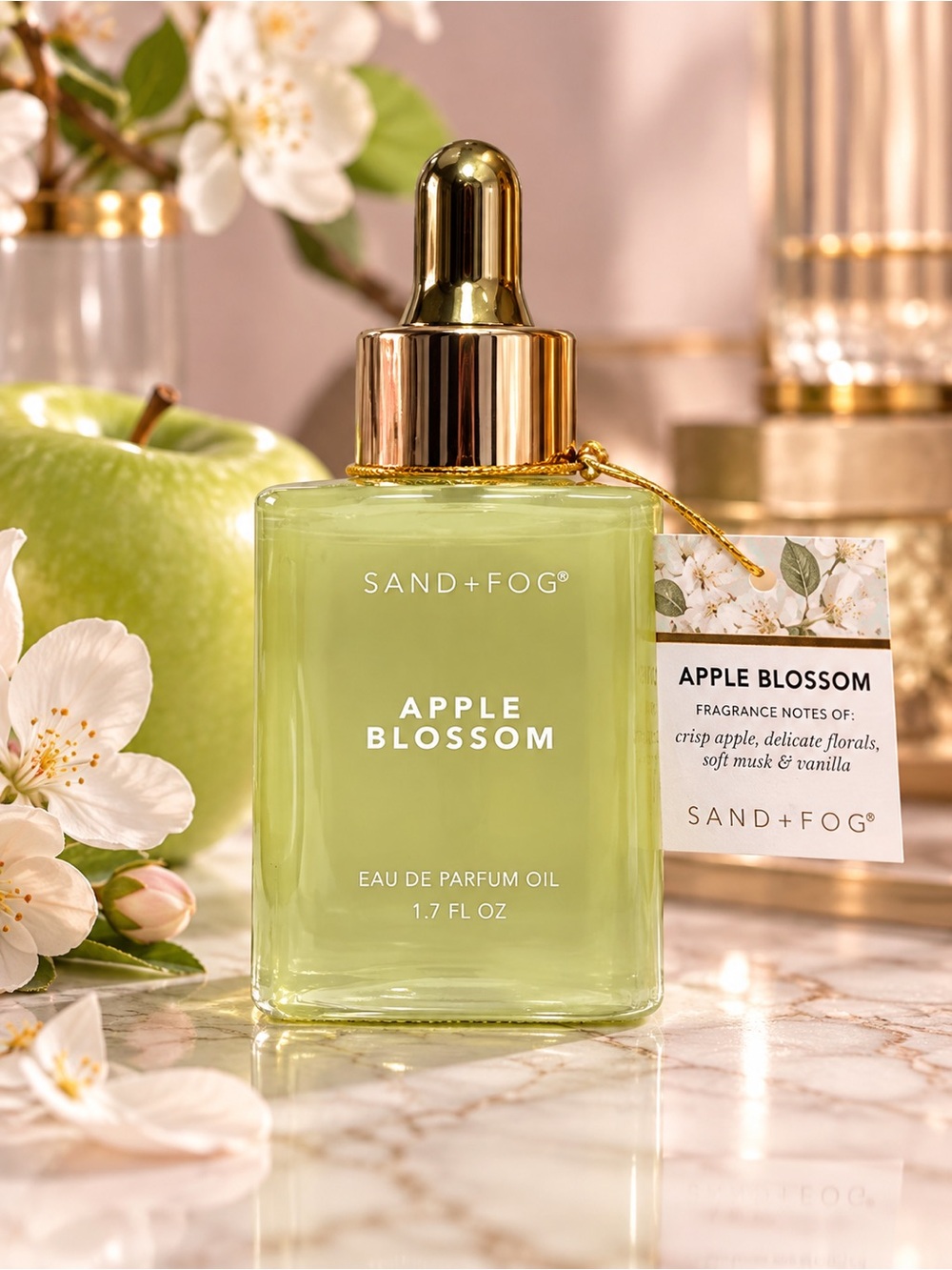 Sand + Fog Apple Blossom Eau de Parfum Oil – 50 mL / 1.7 fl oz